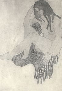 Thalia D. Campbell - 1976 Etching, Life Class