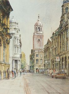 Frank Shipsides (1908-2005) - Signed 1986 Digital Print, Corn Street Bristol