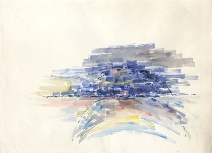 Birgit Skiold (1923-1982) - Watercolour, Colour Abstraction