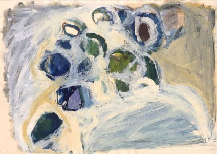Birgit Skiold (1923-1982) - Mid 20th Century Gouache, Abstract Composition
