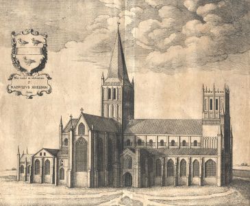 Wenceslaus Hollar - 17th Century Engraving, Hereford Cathedral