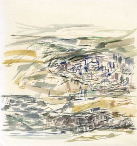 Birgit Skiold (1923-1982) - Watercolour, Abstracted Landscape