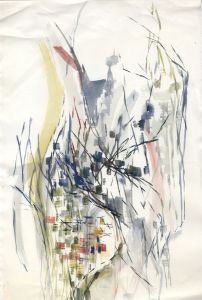 Birgit Skiold (1923-1982) - Watercolour, Abstracted Landscape