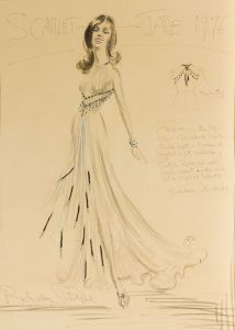 Berkeley Sutcliffe (1918-1979) - Signed 1976, Costume Design, Scarlet Jade