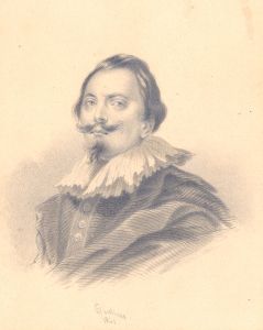 H. Collins - Signed 1841 Graphite Drawing, Portrait of a Gentleman