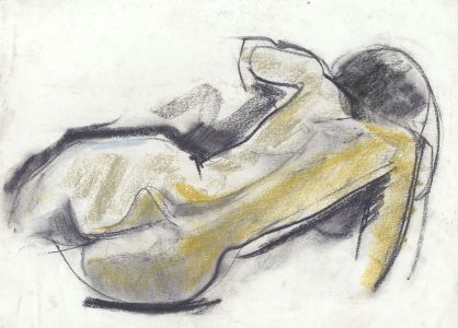 Gilbert Adams FRPS (1906-1996) - Mid 20th Century Pastel, Nude Study
