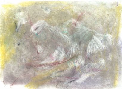 Gilbert Adams FRPS (1906-1996) - Mid 20th Century Pastel, Abstract Composition