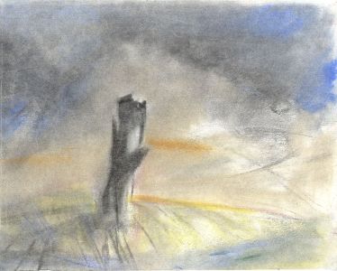 Gilbert Adams FRPS (1906-1996) - Pastel, Landscape and One Further Study