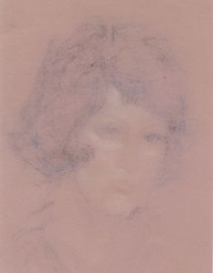 Gilbert Adams FRPS (1906-1996) - Mid 20th Century Pastel, Portrait of a Woman