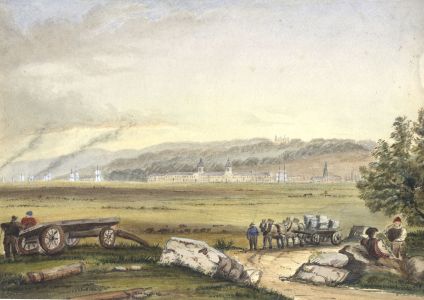 English School c.1850 Watercolour - Landscape View