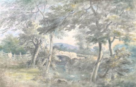 1836 Pastel - Homer Bridge nr Porlock