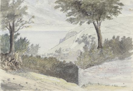 English School 1855 Watercolour - Bere Regis