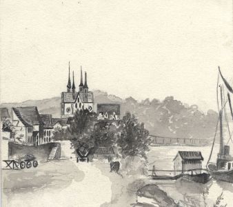 Jean Jacques Haakman - Late 19th Century Watercolour, Continental Landscape