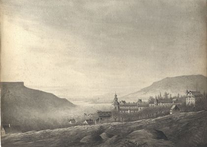 Jean Jacques Haakman - Late 19th Century Watercolour, Lake Landscape