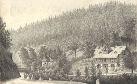 Jean Jacques Haakman - Late 19th Century Watercolour, Lichtenthal, Baden
