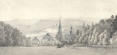 Jean Jacques Haakman - Late 19th Century Watercolour, Lichtenthal