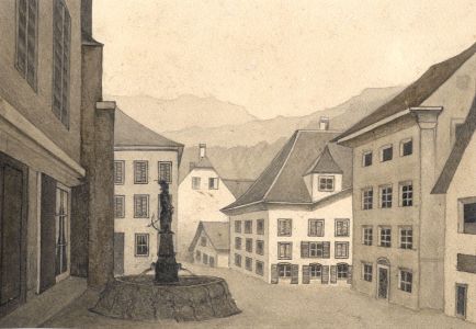Jean Jacques Haakman - Late 19th Century Watercolour, Town Scene