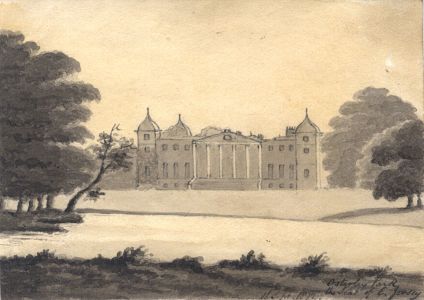 M. S. Jeffs - Fine 1812 Pen and Ink Drawing, Osterley Park, London