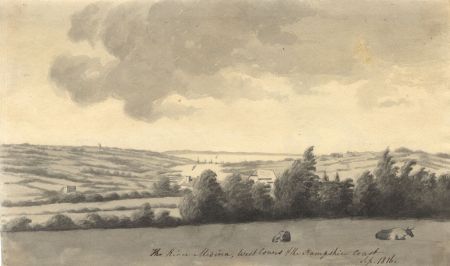 M. S. Jeffs - Fine 1816 Pen and Ink Drawing, View of the Hampshire Coast