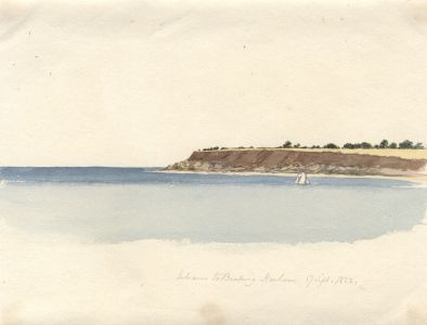 M. S. Jeffs - Fine 1822 Watercolour, Entrance to Brading Harbour