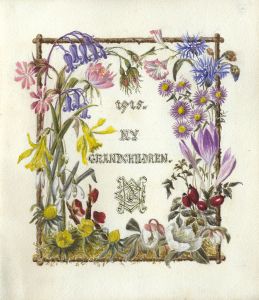 1915 Sketchbook - Family Calendar with Grandchildren's Birthdays