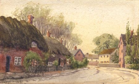 Miniature 1892 Watercolour - Wilford