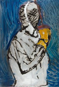 Brian Liddle - Large Contemporary Mixed Media, Fencing