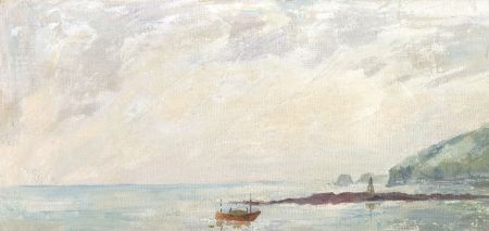Late 19th Century Oil - Coastal Scene