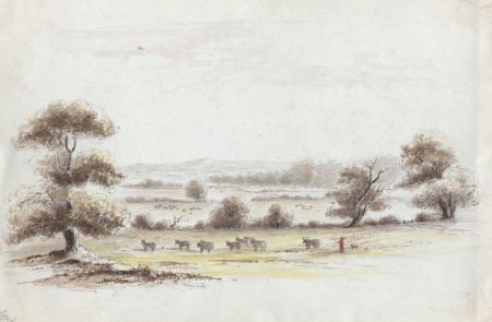 Attributed John Samuel Bowles - Mid 19th Century Watercolour, Kirklington