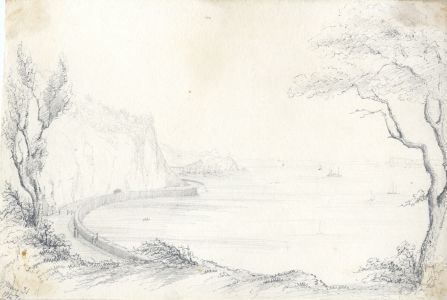 Attributed John Samuel Bowles - 1847 Graphite Drawing, Torquay