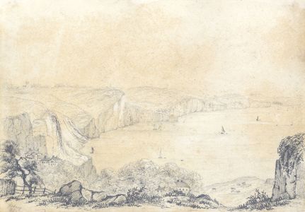 Attributed John Samuel Bowles - 1847 Graphite Drawing, Babbacombe, Torquay
