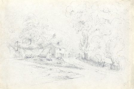 Attributed John Samuel Bowles - Mid 19th Century Graphite Drawing, Turnpike