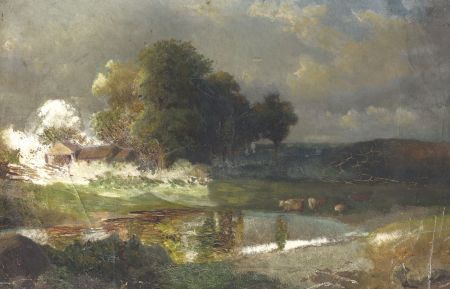 Six 19th Century English School Landscapes in Oil for Restoration