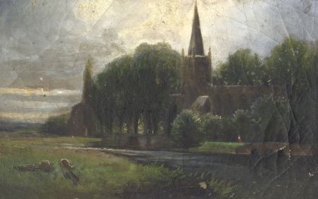 Six 19th Century English School Landscapes in Oil for Restoration