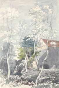 English School c.1850 Watercolour - Norton Mill