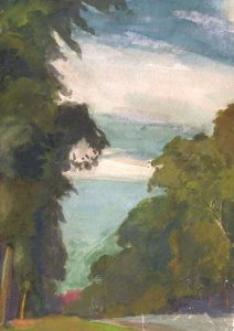 Arthur Ellis (1856-1918) - Late 19th Century Watercolour, Lane View