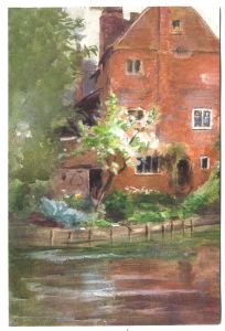 Arthur Ellis (1856-1918) - Late 19th Century Watercolour, House View