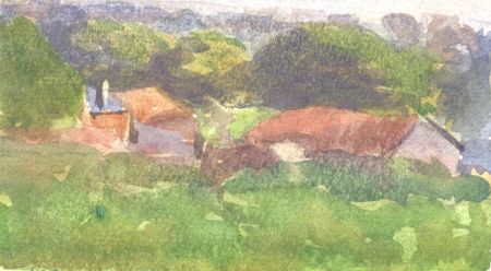 Arthur Ellis (1856-1918) - Late 19th Century Watercolour, Cottage View
