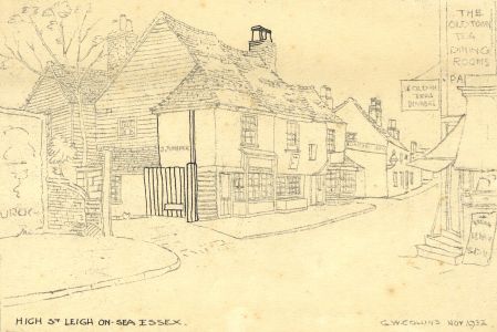 George William Collins (1863-1949) - Three c. 1931 Graphite Drawings, Landscapes