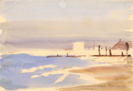 Jean Dryden Alexander (1911-1994) - 1985 Watercolour, Walton