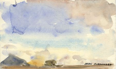 Jean Dryden Alexander (1911-1994) - Signed Watercolour, Landscape View