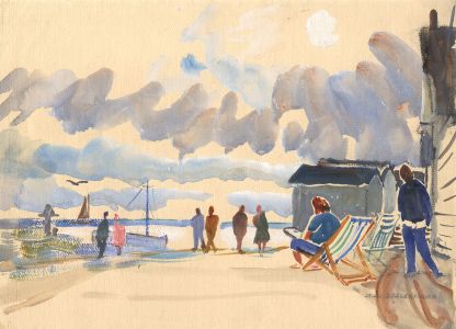 Jean Dryden Alexander (1911-1994) - 1975 Watercolour, Frinton-on-Sea