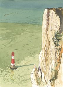 Robert T. Blayney (1929-2016) - Mid 20th Century Watercolour, Lighthouse