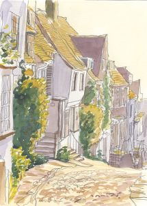 Robert T. Blayney (1929-2016) - Mid 20th Century Watercolour, Street View