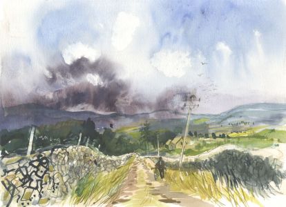 Robert T. Blayney (1929-2016) - Mid 20th Century Watercolour, Storm Arriving