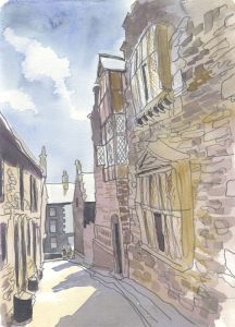 Robert T. Blayney (1929-2016) - Mid 20th Century Watercolour, Back Alley