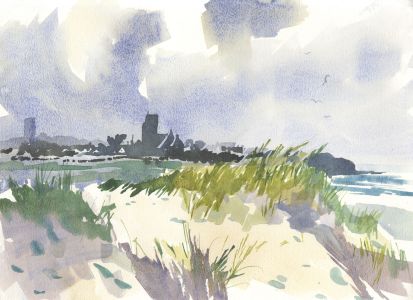 Robert T. Blayney (1929-2016) - Mid 20th Century Watercolour, Landscape View
