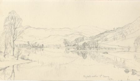 Quantity of 1869 Graphite Drawings - Lake District Landscapes