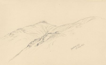 Quantity of 1871 Graphite Drawings - Lake District Landscapes