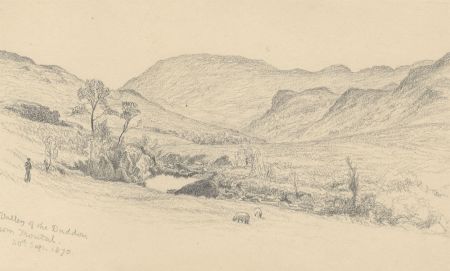 Quantity of 1870 Graphite Drawings - Lake District Landscapes
